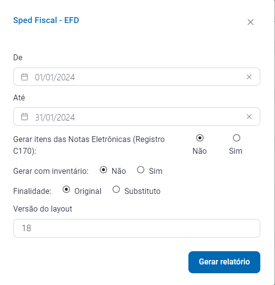 Preenchimento dos campos do SPED Fiscal conforme a contabilidade Campos do SPED Fiscal