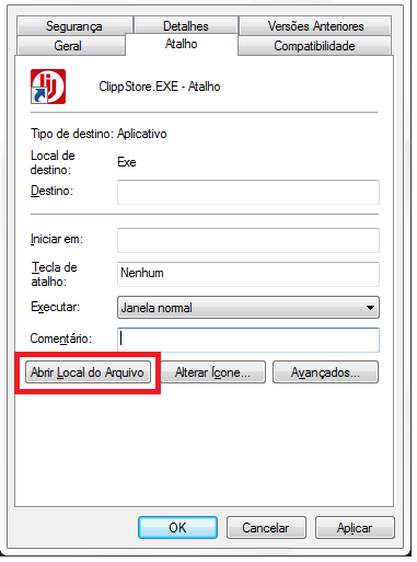 Opção Localizar Destino no ícone do sistema Opção Localizar Destino no ícone do sistema